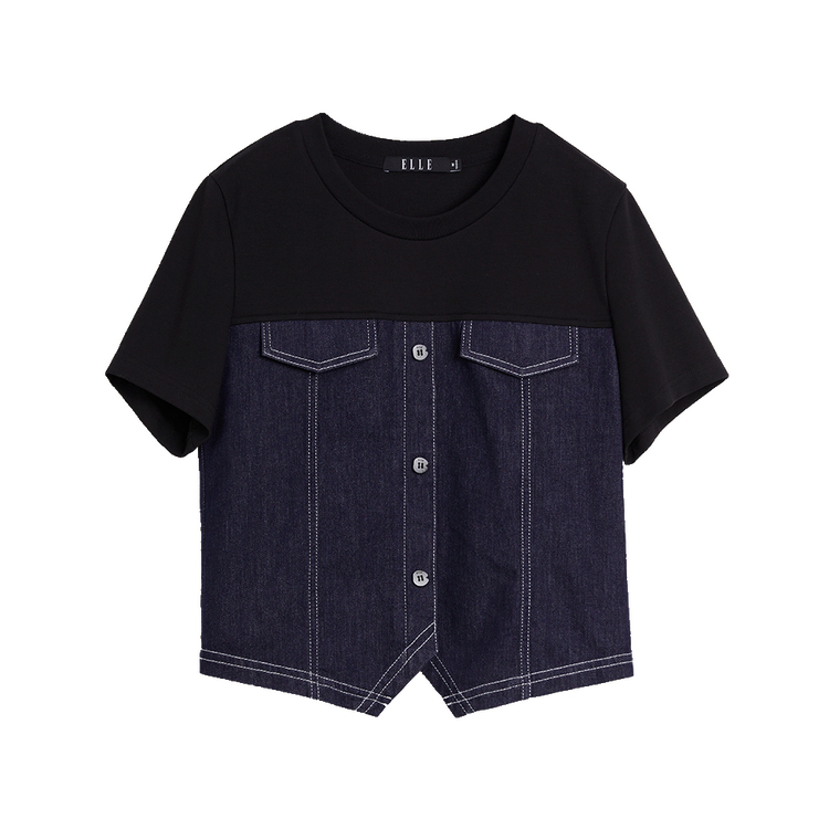 

ELLE Футболка Regular женская Denim Blue