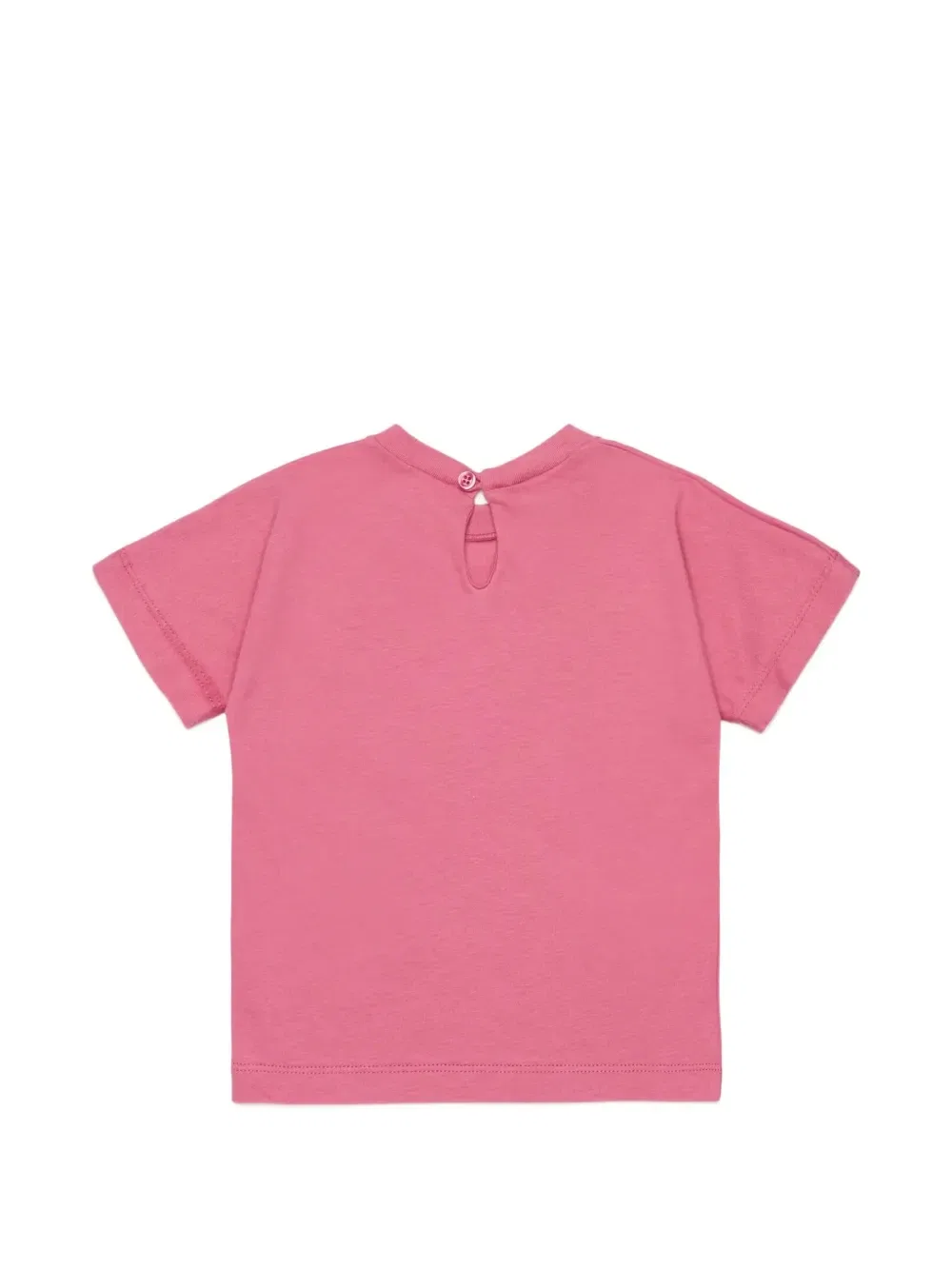 Футболка с вышитым логотипом Marni Kids, розовый — фото 2