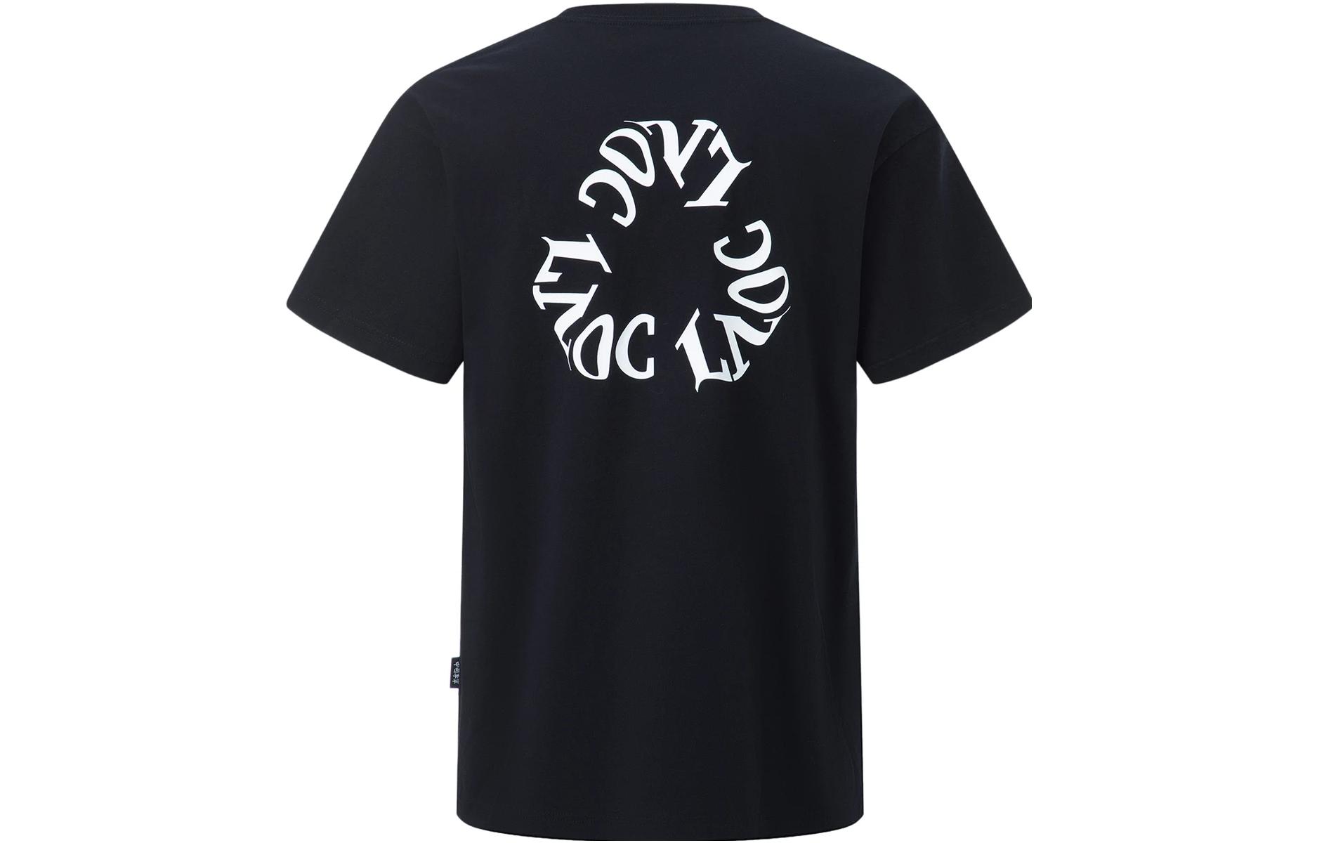 

LiNing Футболка унисекс черная, Черный, LiNing Футболка унисекс черная