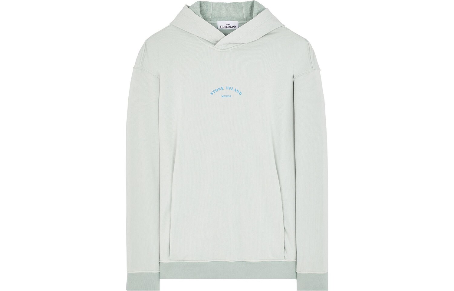 

SS23 Marina Толстовка мужская Небесно-голубая Stone Island, голубой