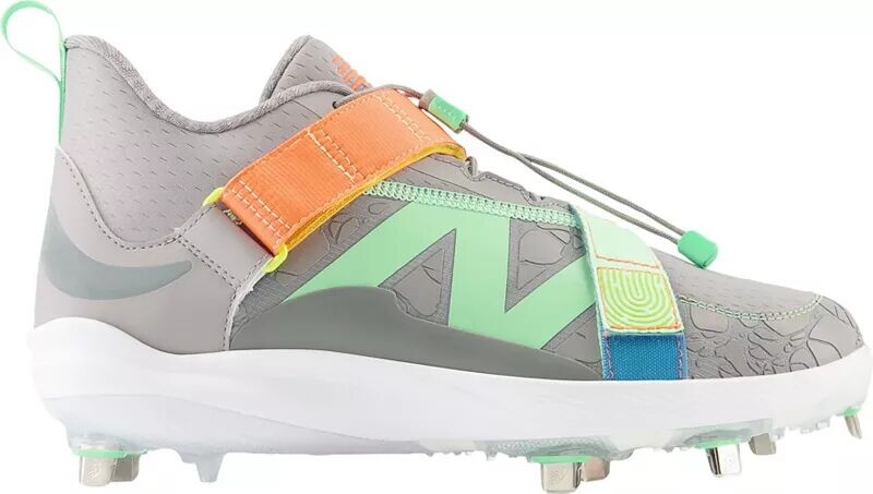 

Металлические бейсбольные бутсы New Balance FuelCell Lindor 2, серый/зеленый