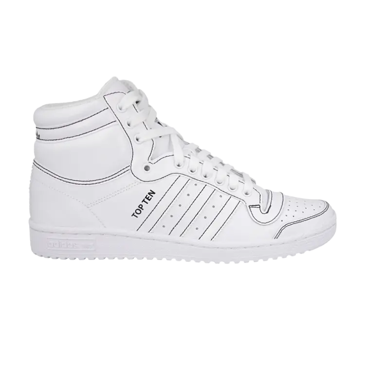 

Кроссовки Adidas Top Ten Hi 'Triple White', белый, Белый;серый, Кроссовки Adidas Top Ten Hi 'Triple White', белый