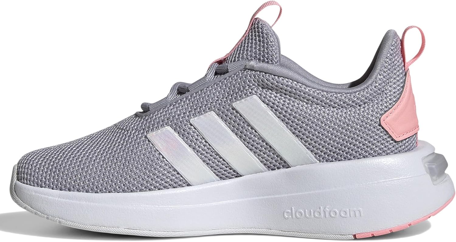 Кроссовки adidas Kids Racer Tr23, розовый/серый — фото 4