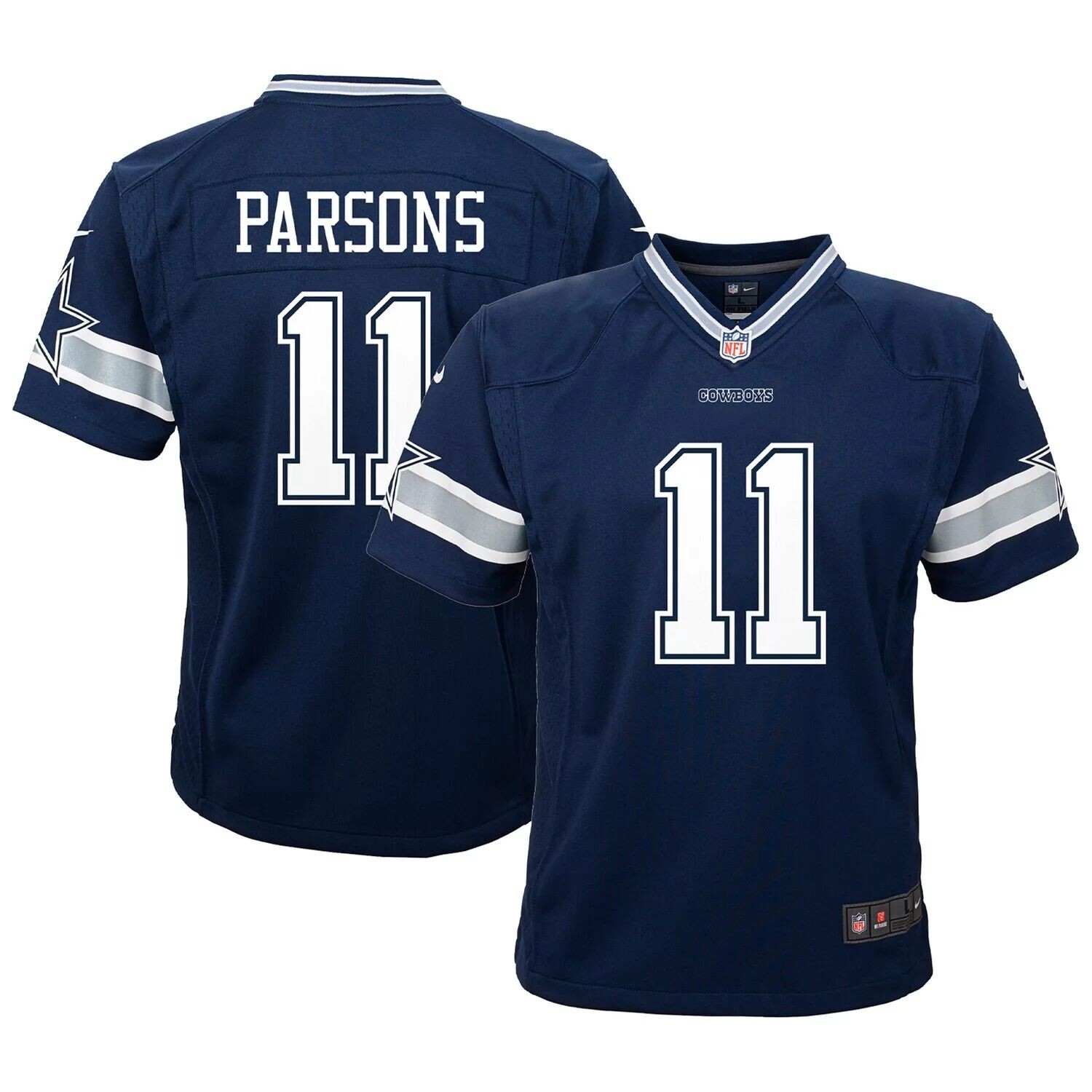 

Джерси Nike Micah Parsons Navy Dallas Cowboys для малышей Nike