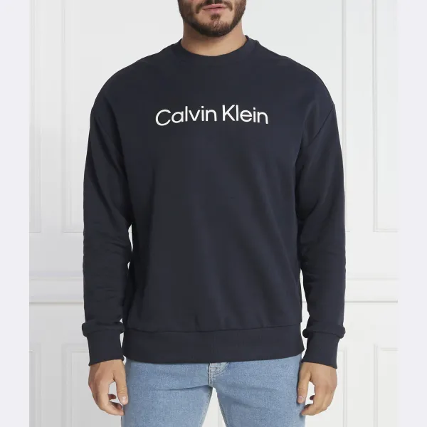

Толстовка комфортного кроя с логотипом Hero Calvin Klein, синий