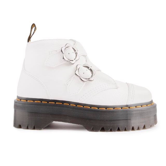 

Доктор ботинки Martens Devon с цветочным узором Dr Martens, белый