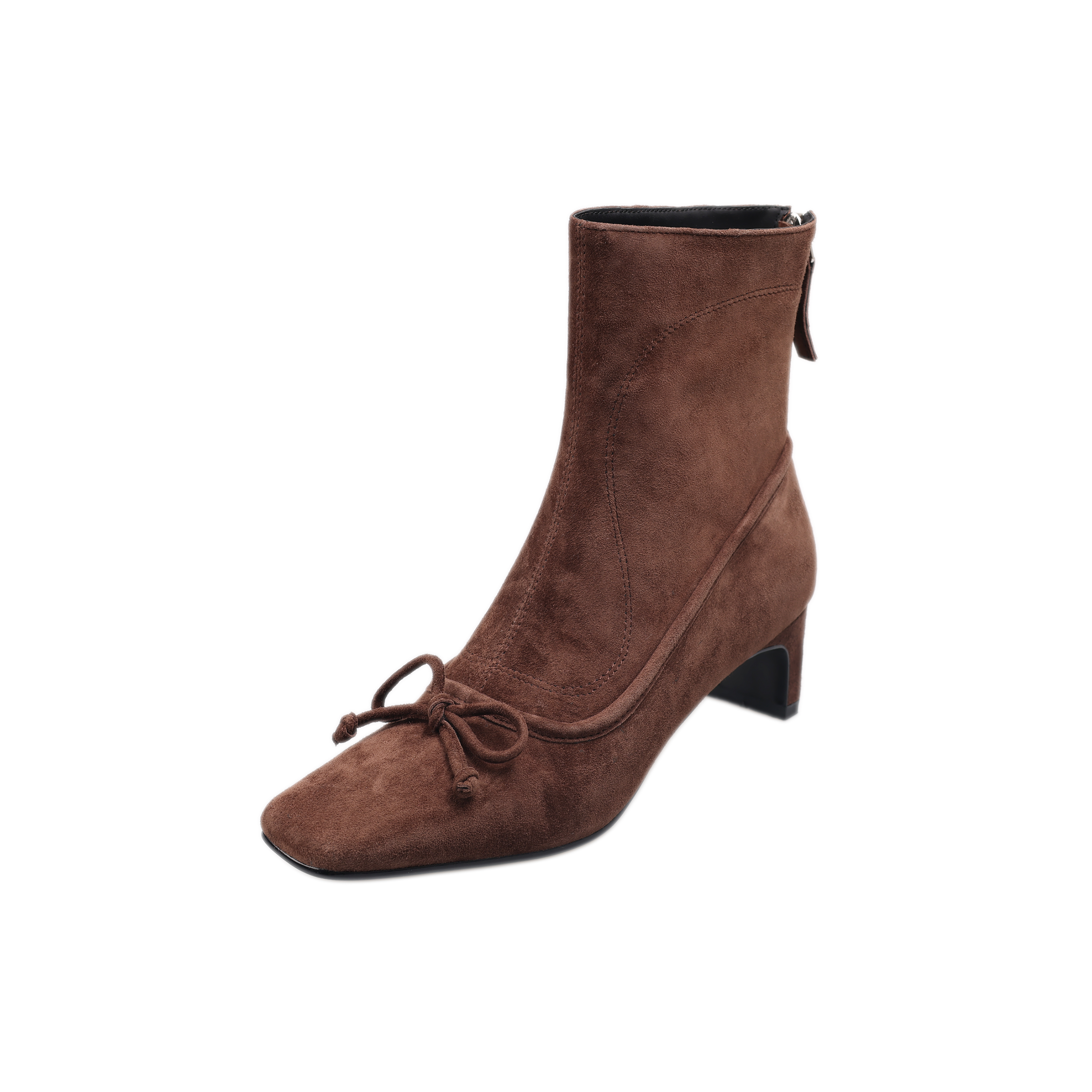 Ботильоны женские 4,5 см Yeezyy Reezy, Brown