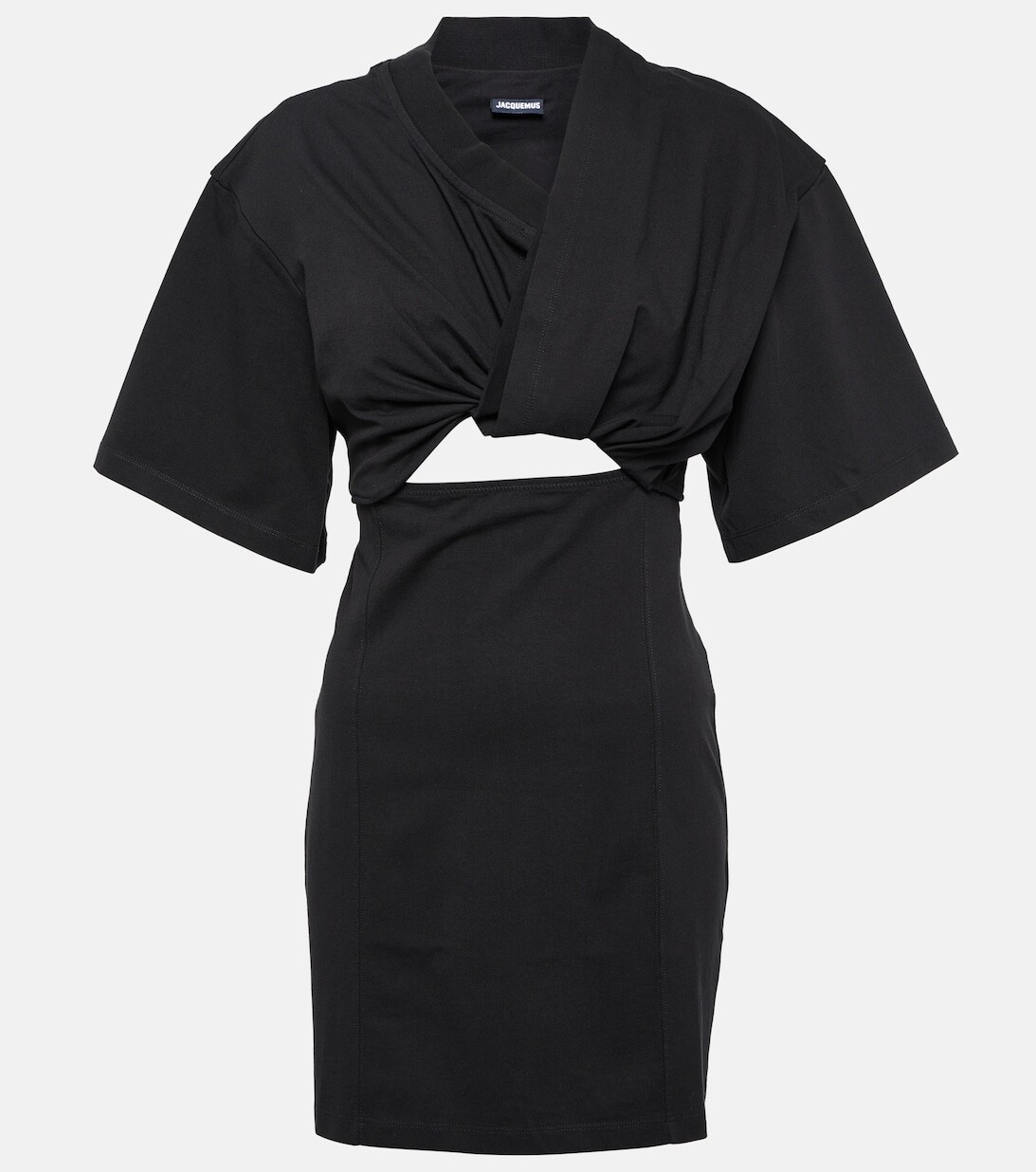 

Хлопковое мини-платье La Robe Bahia JACQUEMUS, черный