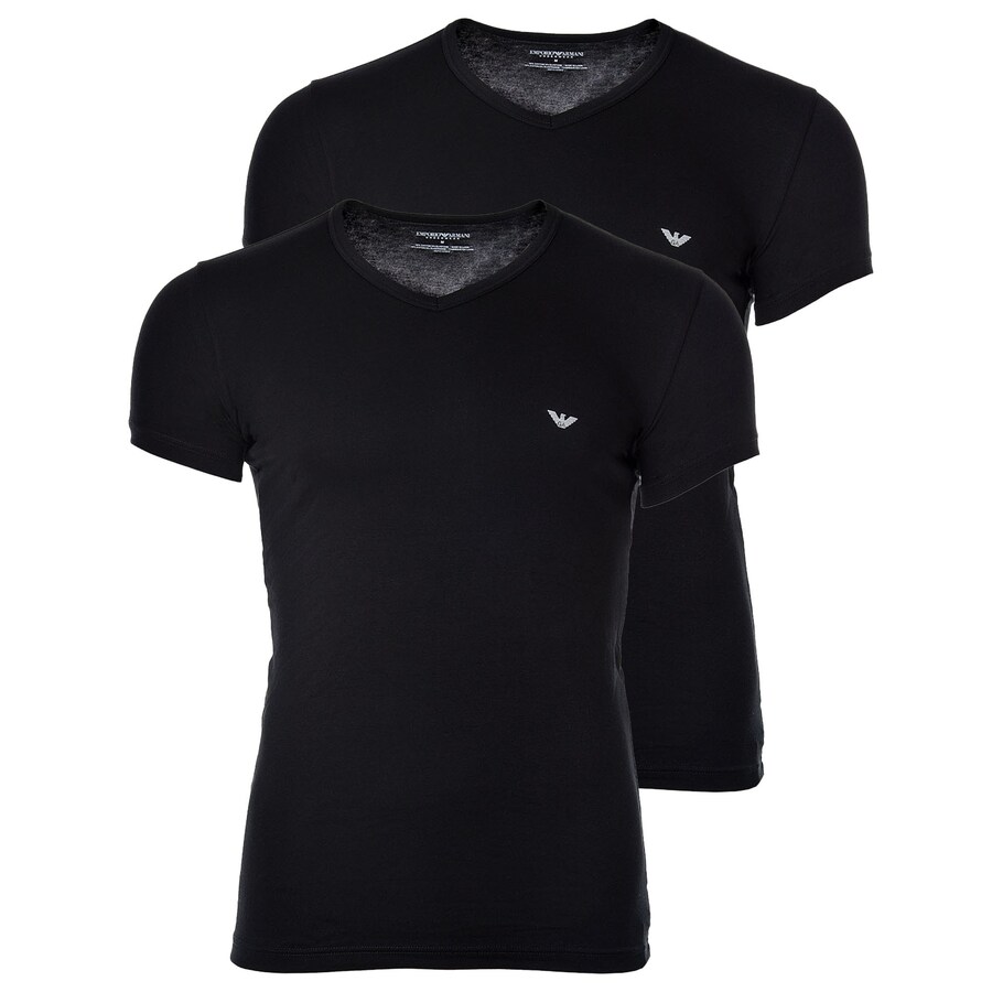 

Классическая футболка Emporio Armani Shirt, черный