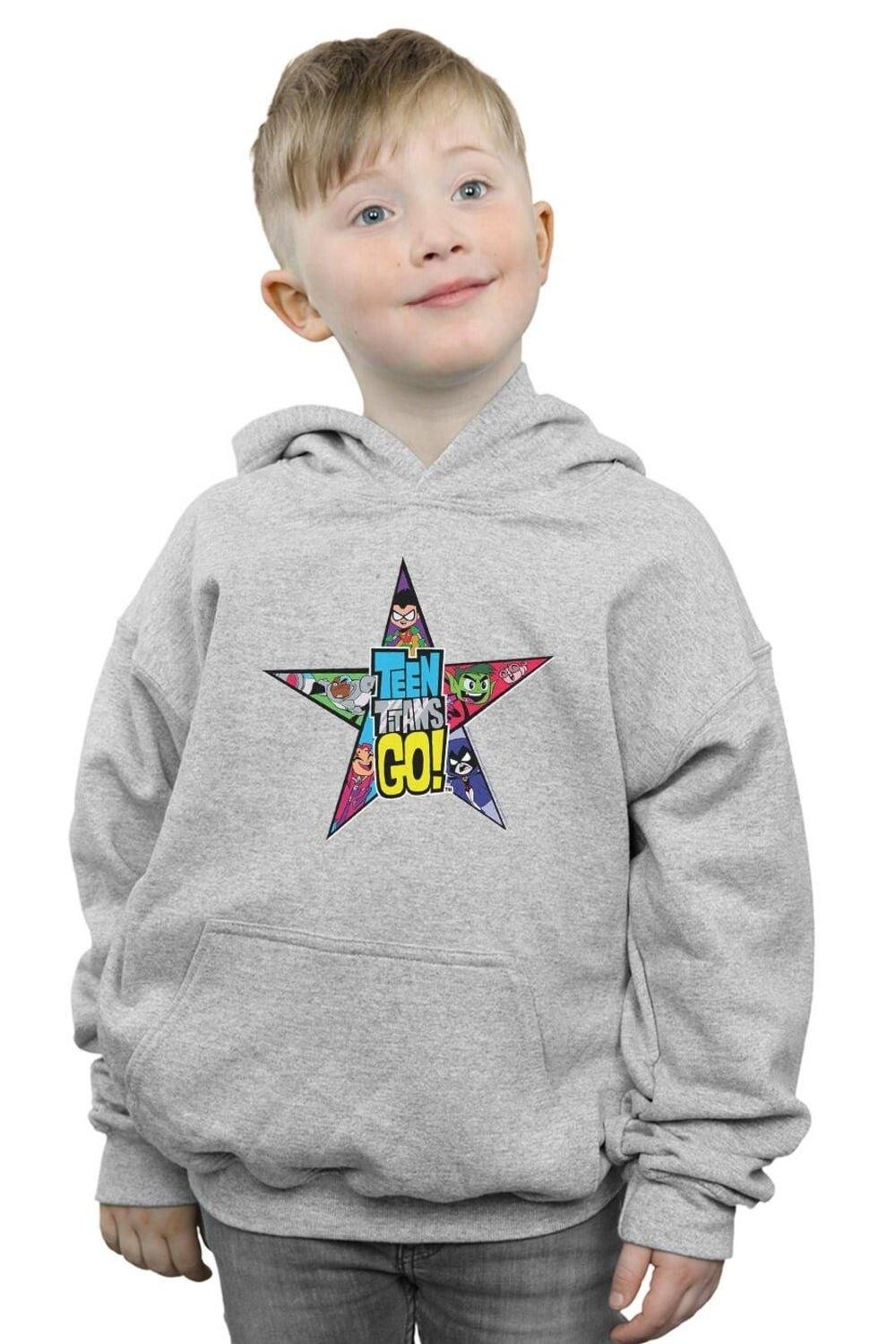 

Толстовка с логотипом Teen Titans Go Star DC Comics, серый