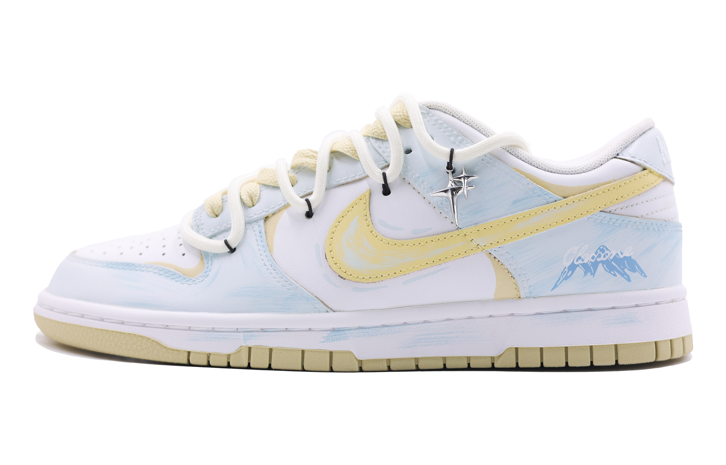 

Nike Кроссовки для скейтбординга Dunk Sea Salt Ice Low, мужские, светло-синие