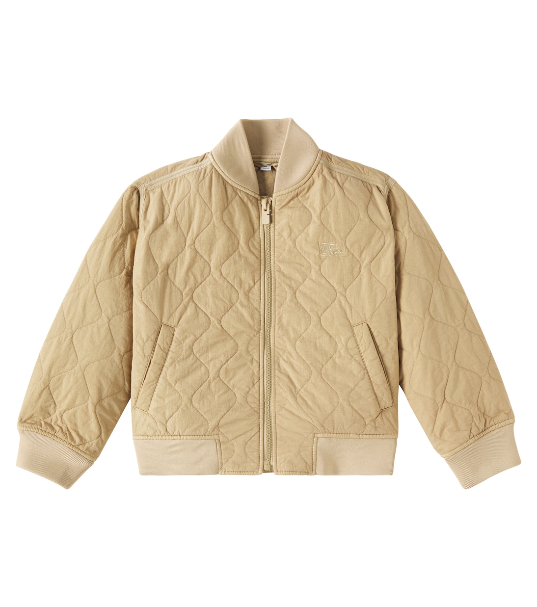 

Стеганая куртка-бомбер EKD Burberry Kids, песочный