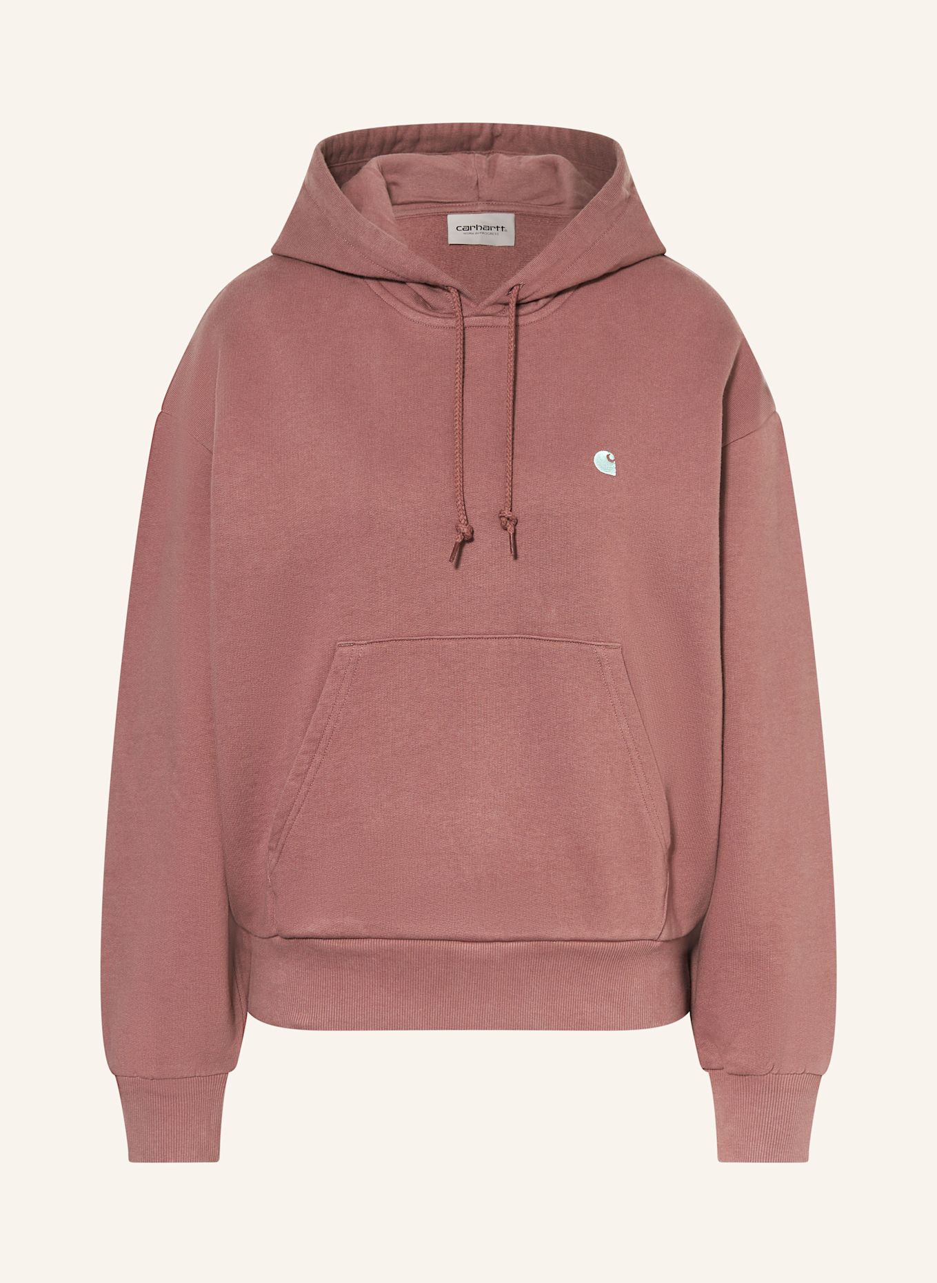 

Толстовка Кейси Carhartt Wip, розовый