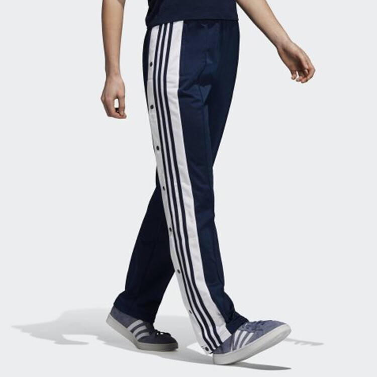 Женские трикотажные спортивные штаны ADIBREAK темно-синего цвета Adidas Originals — фото 4