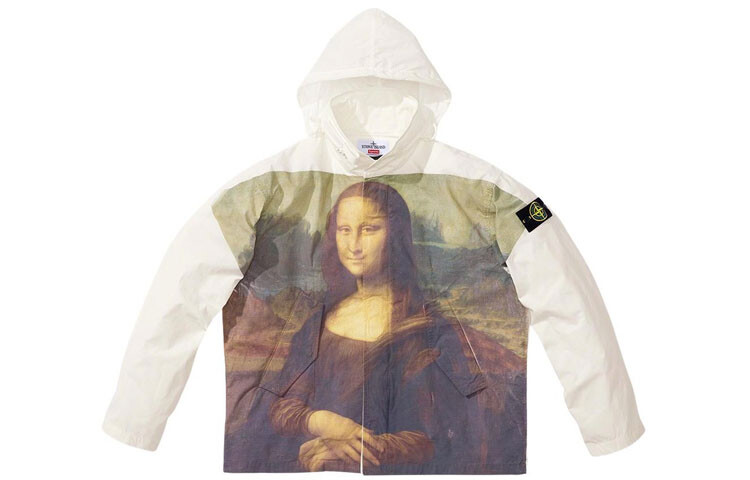 Коллекция Stone Island X Весна/Лето 2022 Куртка Унисекс Supreme, белый — фото 4