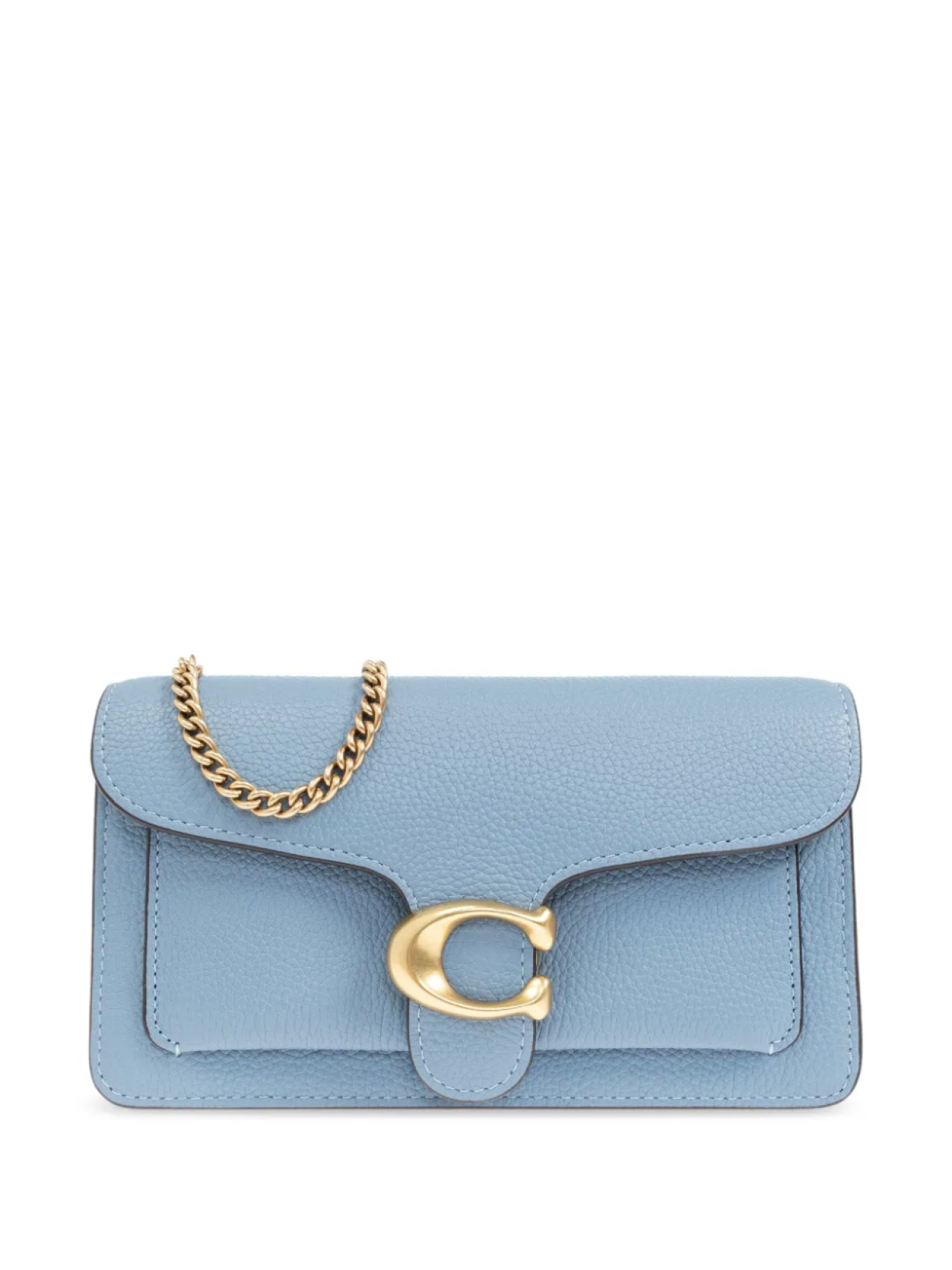 

Сумка на плечо в полоску Coach, синий