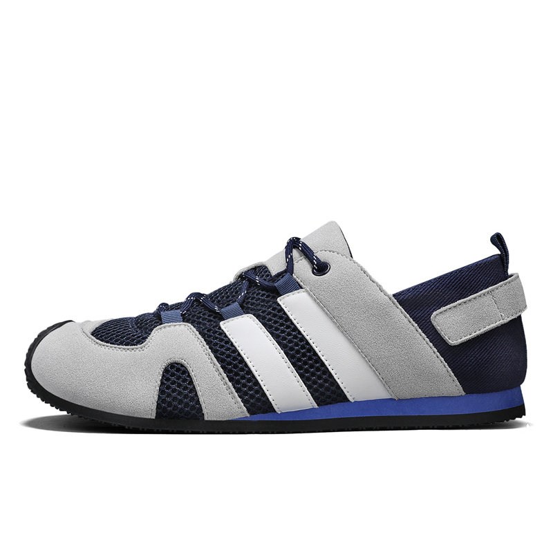 

Кроссовки Cushioning Breathable Quick Dry Lightweight Cushioning Low Top Kids Lifestyle Shoes Teenagers Kung Fu partners, серый/синий