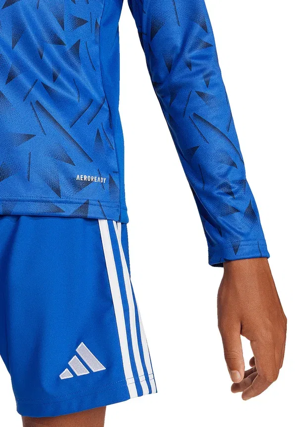 Футболка с длинным рукавом Adidas Performance, синяя — фото 2