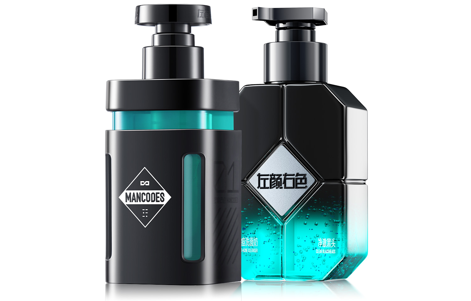 

Слегка кислое средство для умывания против акне для мужчин с салициловой кислотой молочко для очищения 150г MANCOES, 150g*2 bottles [Acne Treatment + Oil Control]