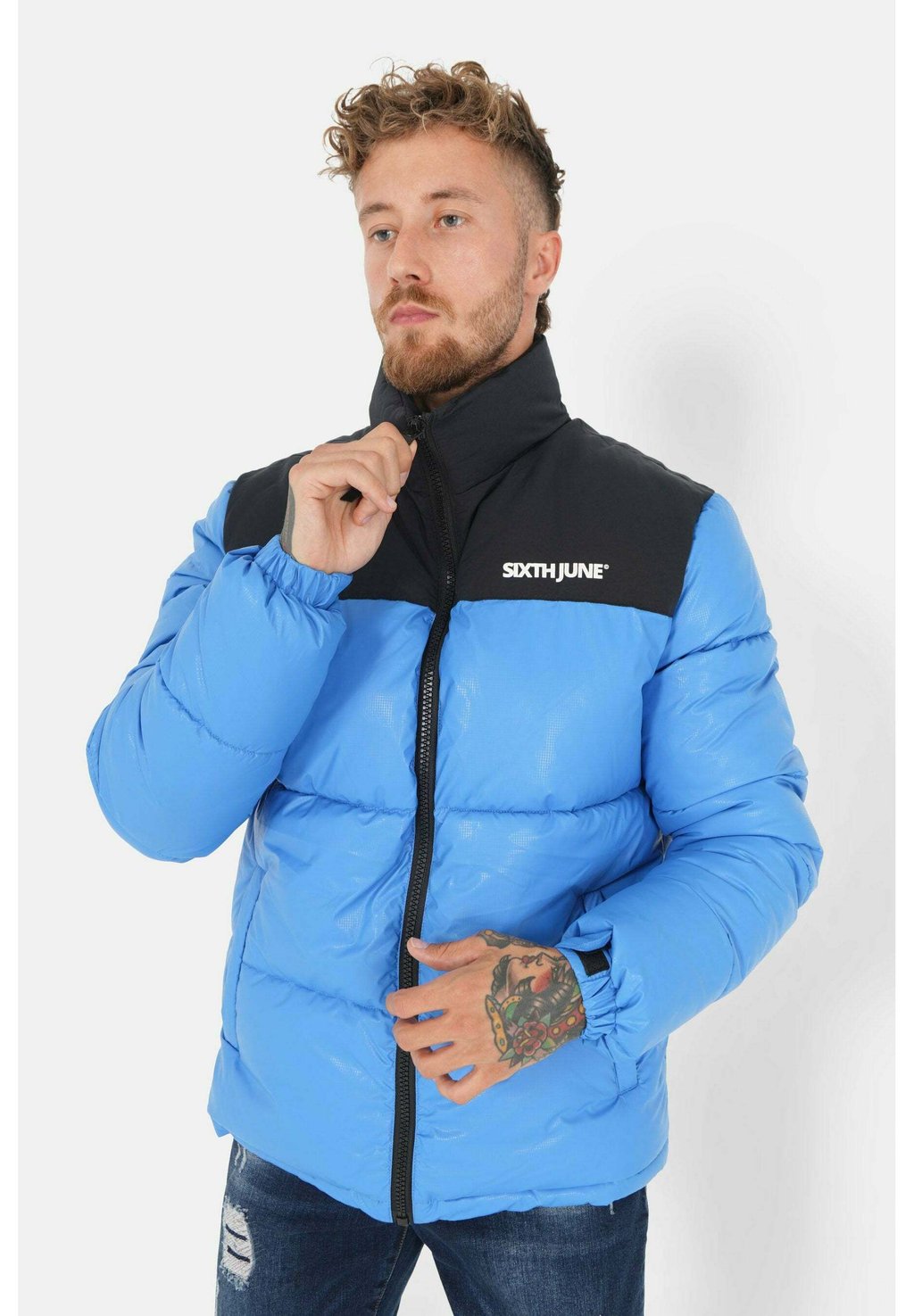 

Пуховик RIPSTOP DOWNJACKET Sixth June, синий