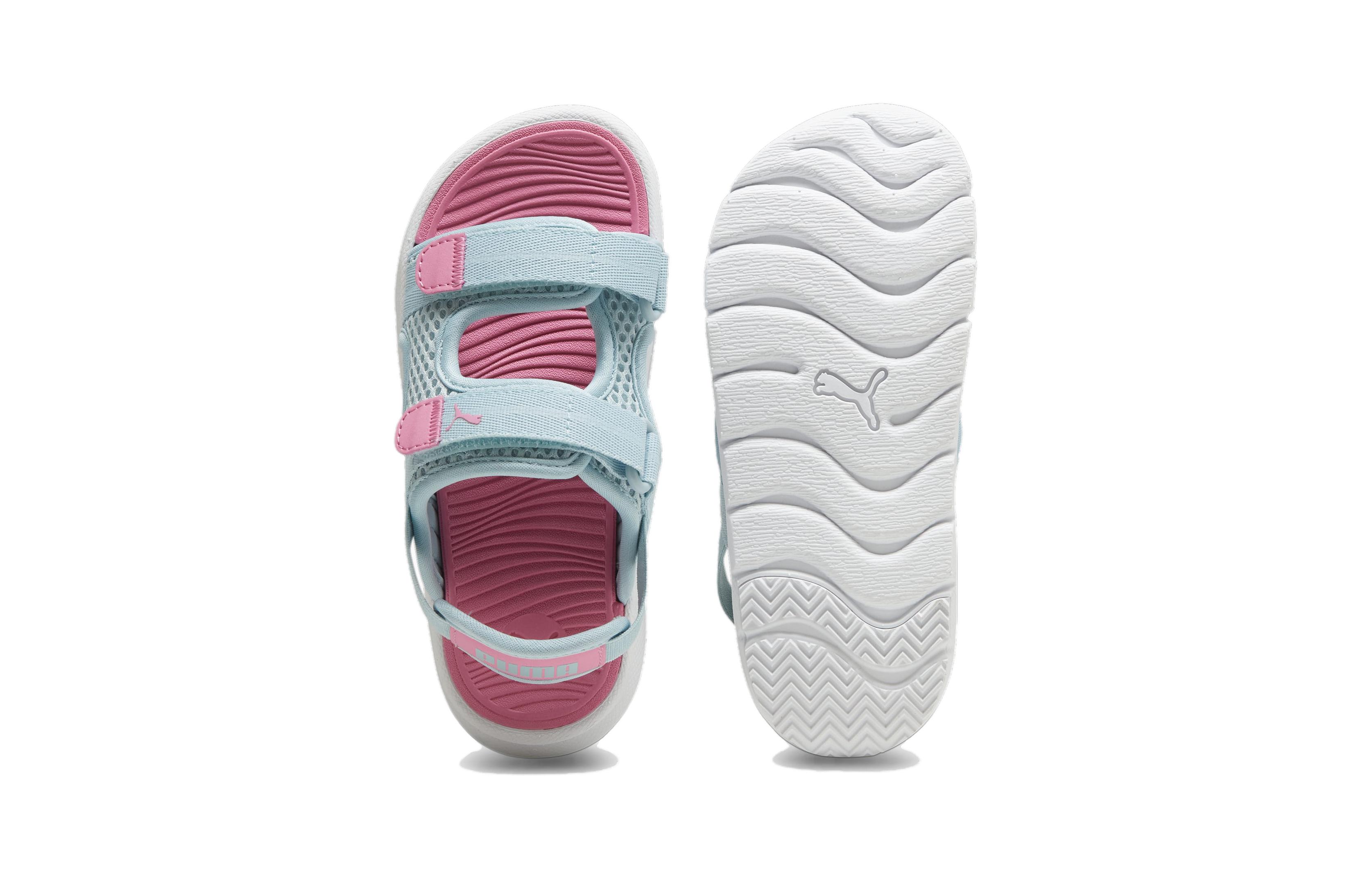 PUMA Сандалии Evolve Little Kid «Turquoise Surf Fast Pink» — фото 4