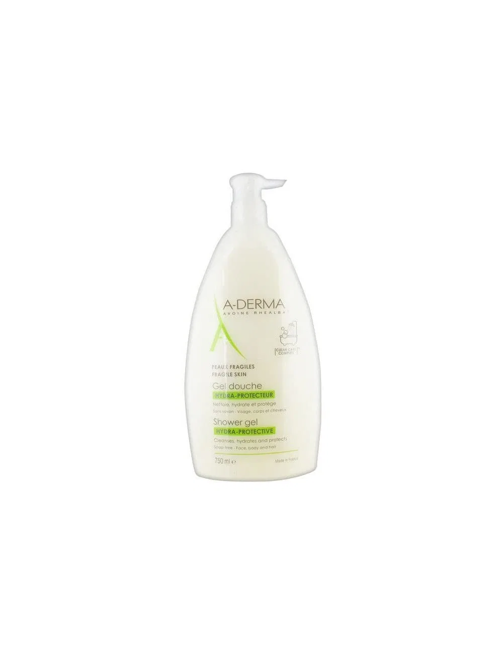 Гидрозащитный гель для душа A-DERMA 750 мл A-Derma