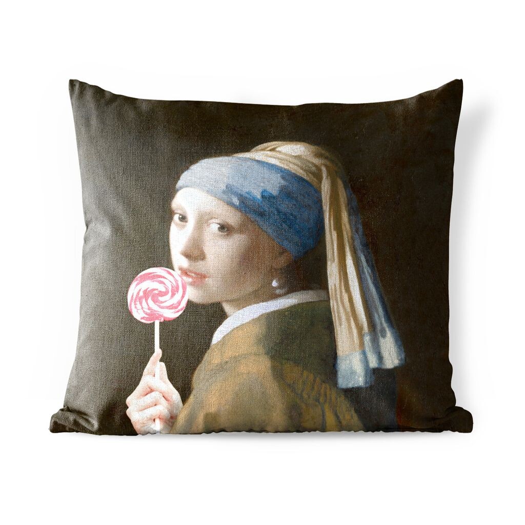 

Подушка для улицы MuchoWow - Девушка с жемчужной сережкой - Vermeer - Сладости - 45x45 см - Устойчивость к атмосферным воздействиям - Подушки для отдыха - Чехлы для подушек - Декоративные чехлы для подушек - Декоративные чехлы для подушек, мульт...