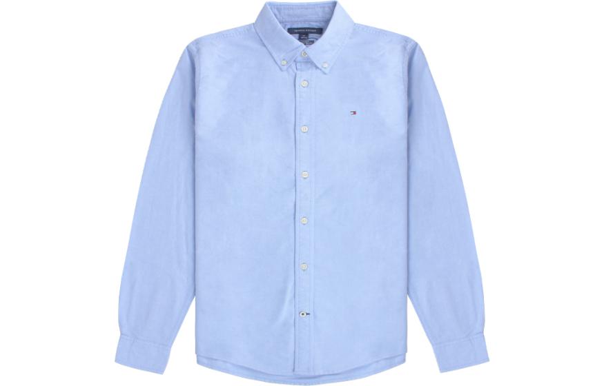 Tommy Hilfiger Мужская рубашка небесно-голубого цвета Sky Blue — фото 3