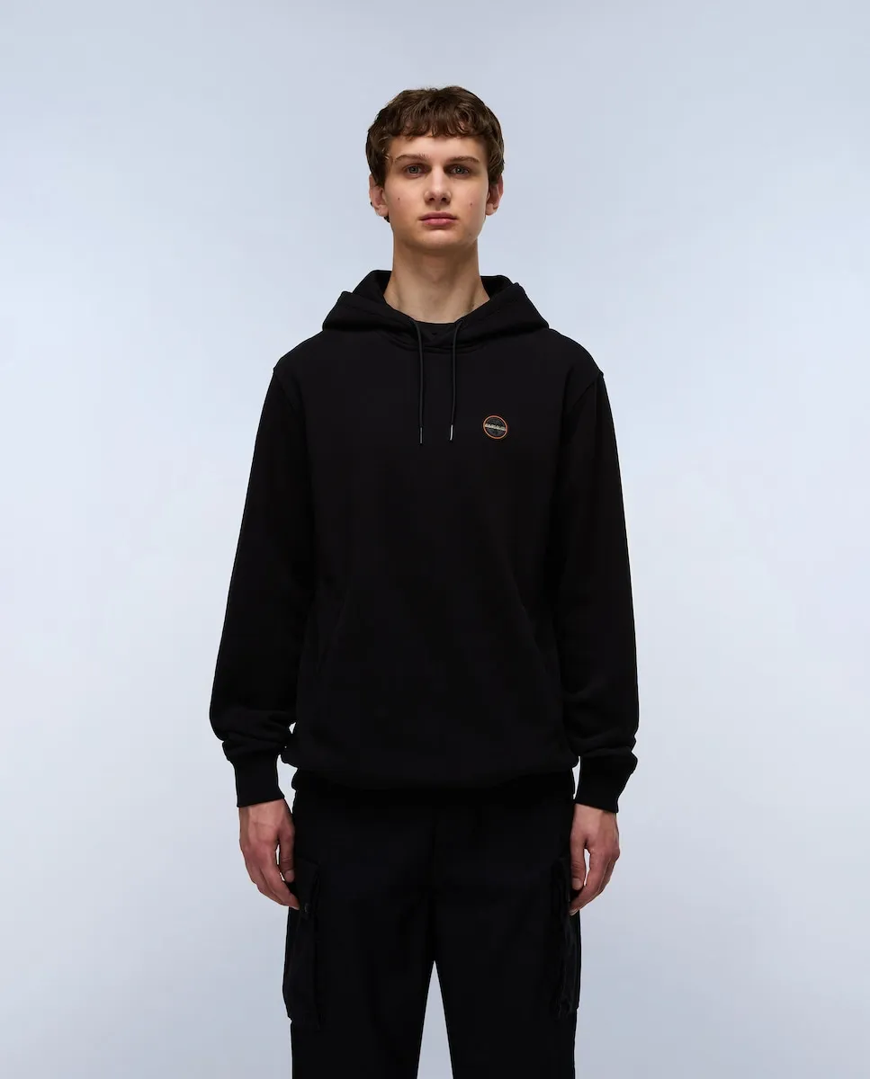 

Мужская толстовка с капюшоном белого цвета Napapijri