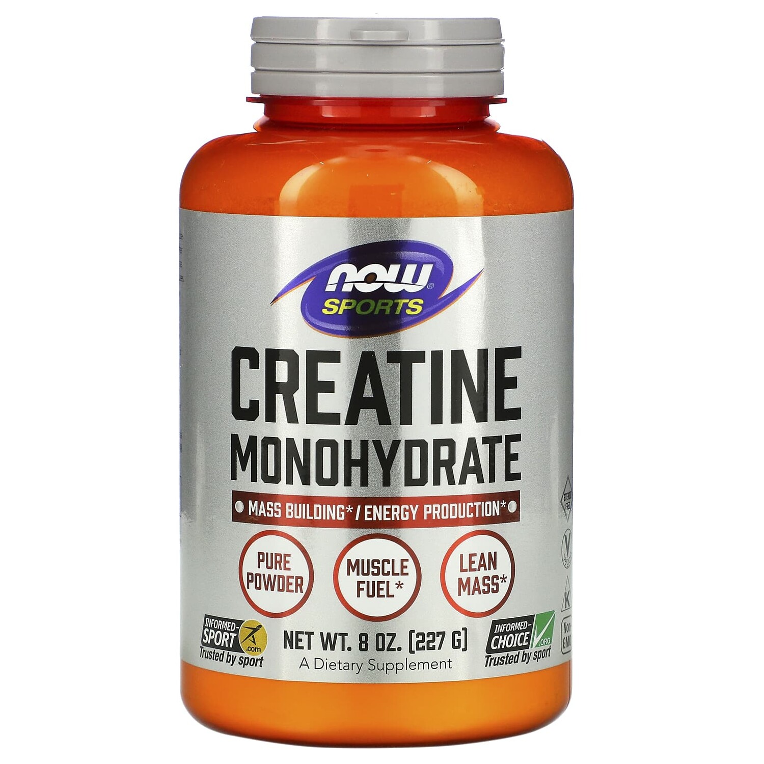 

Now Foods Спортивное питание моногидрат креатина чистый порошок 227 г (8 унций)