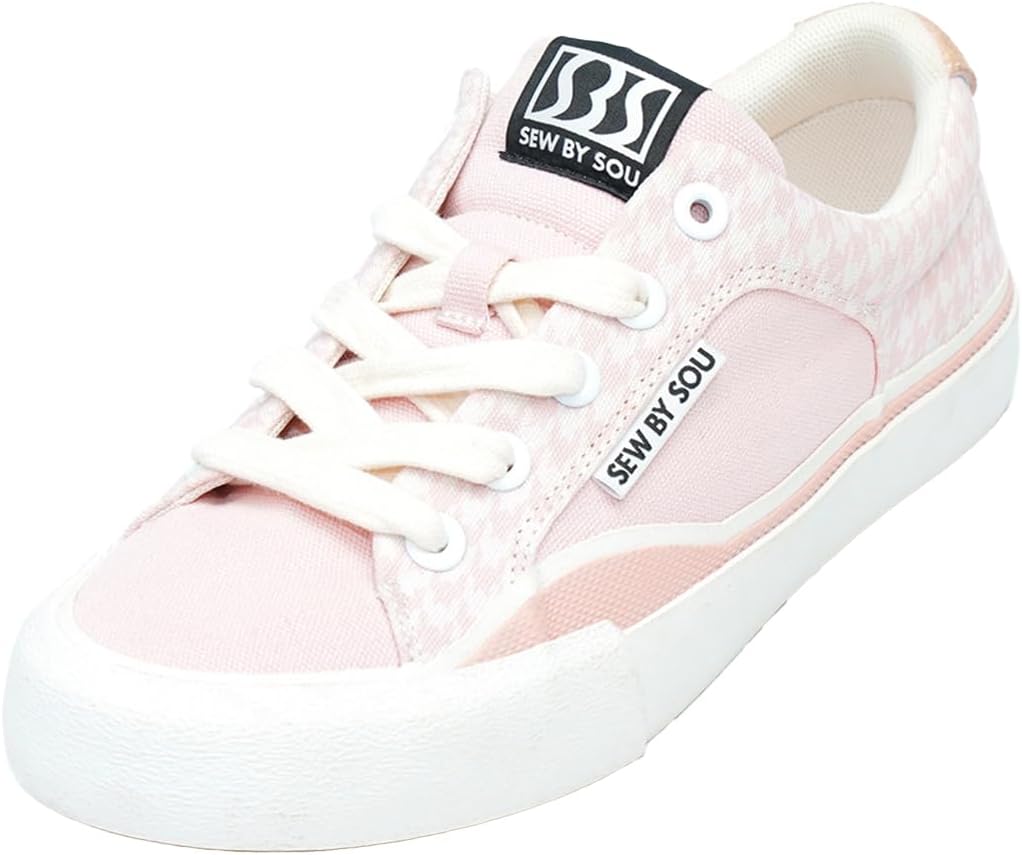 

Кроссовки для скейта для мужчин и женщин, низкие, профессиональные для скейтбординга, повседневные кеды Sew By Sou, Houndstooth