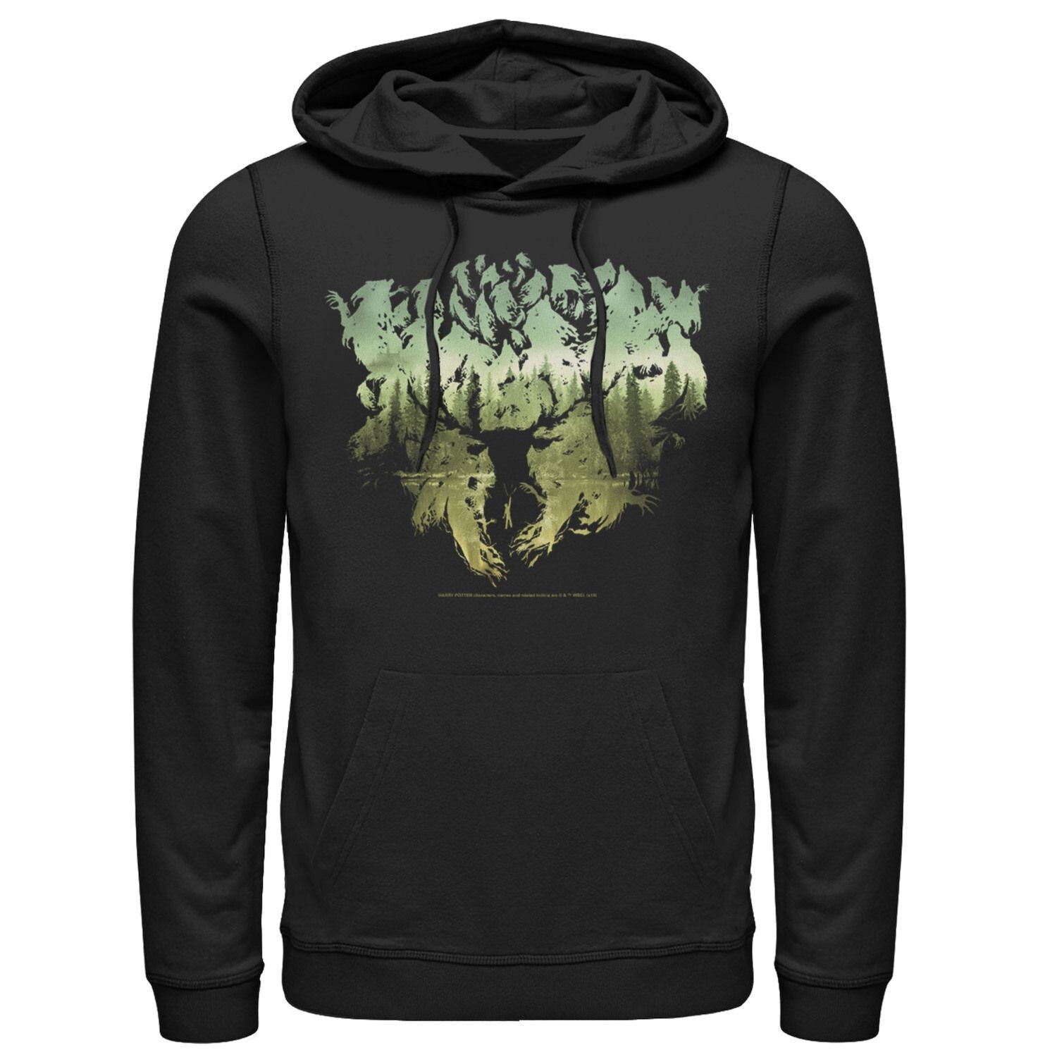 

Мужская толстовка с рисунком Patronus Dementor Silhouette Harry Potter