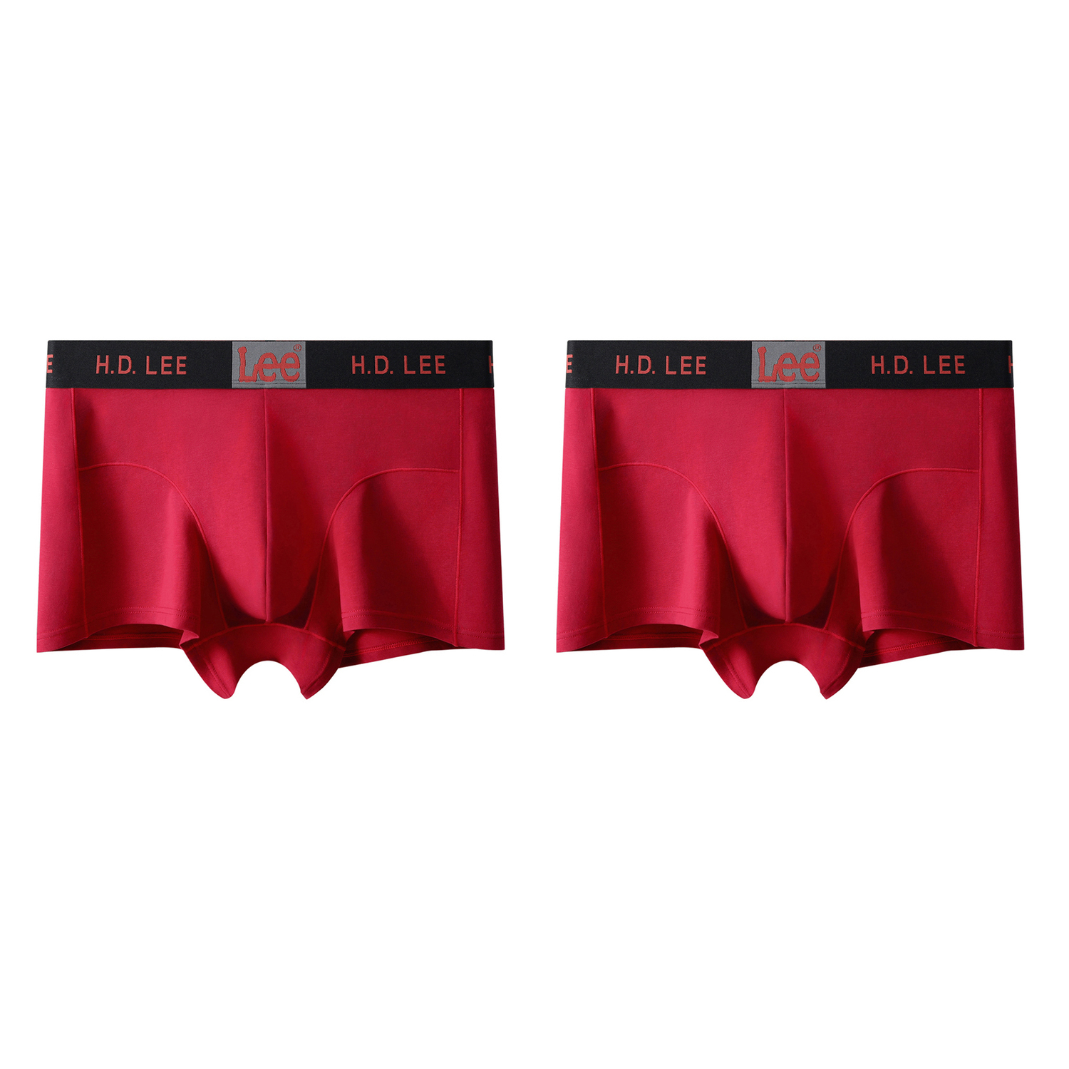 

Мужские трусы 2 штуки в подарочной упаковке Lee, красный