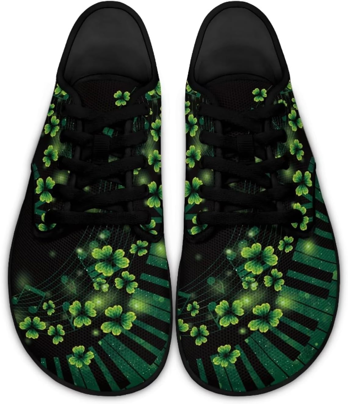 

Кеды Binienty на шнуровке для ходьбы, St. Patrick's Day Piano