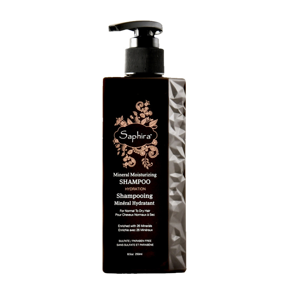 

Увлажняющий шампунь для волос hydration mineral moisturizing shampoo Saphira, 250 мл
