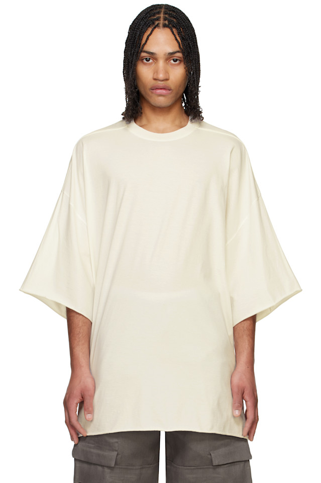 

Футболка Hollywood Tommy Rick Owens, цвет milk