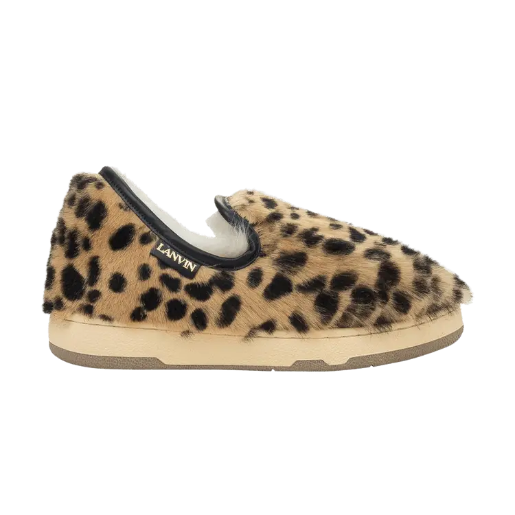 Лоферы Lanvin Wmns Slip On Loafer, Leopard Fur