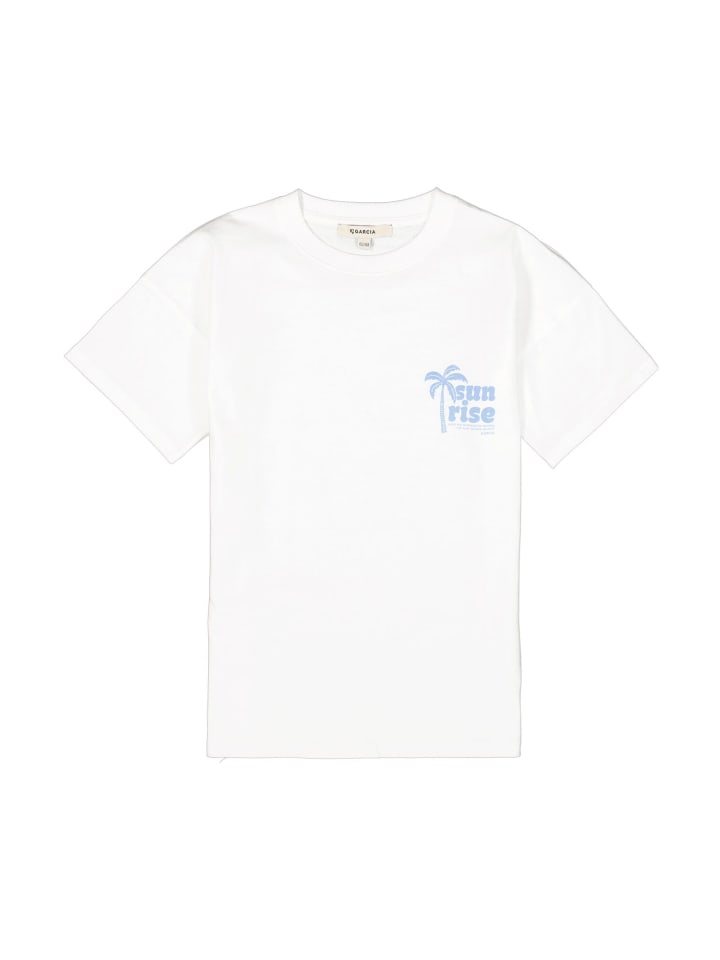 

Футболка Garcia, цвет off white