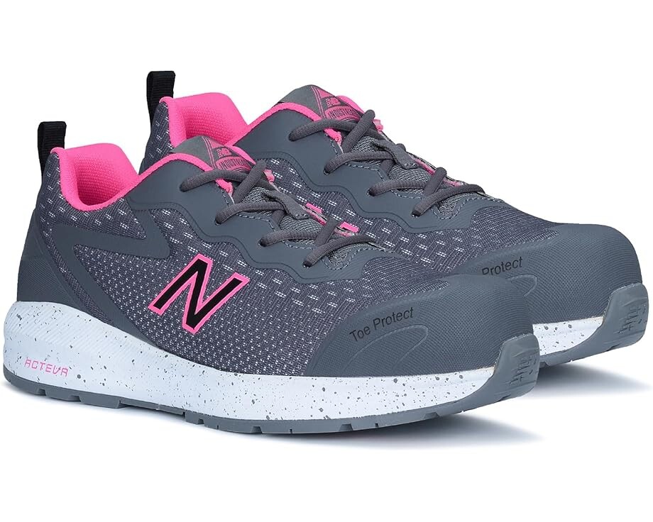 

Кроссовки New Balance Work & Safety Logic Comp Toe EH PR SR, цвет Grey/Pink