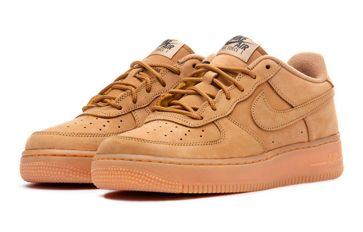 Кроссовки (GS) Nike Air Force 1 Low 'Flax', желто-коричневый — фото 3