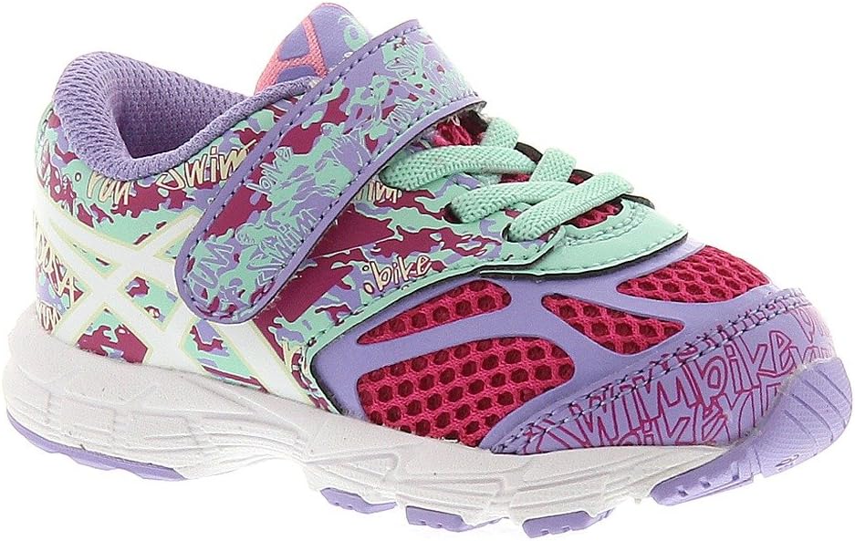 Кроссовки для бега ASICS Noosa TRI 10 TS (для малышей), белый/фиолетовый — фото 2
