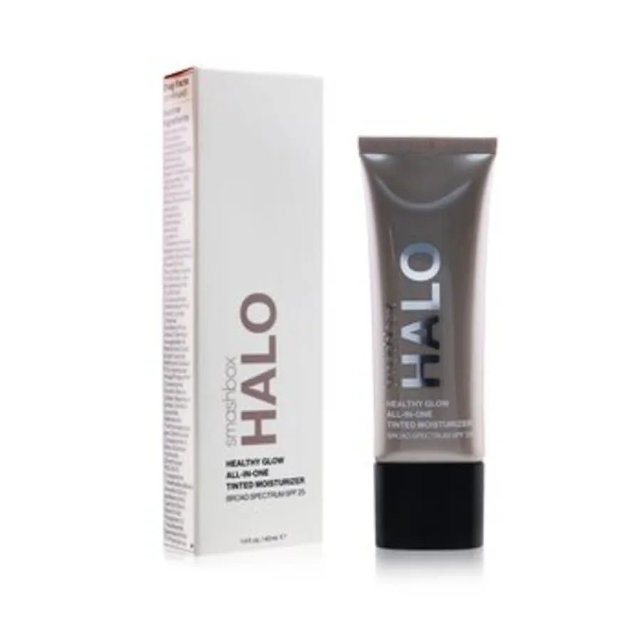 Крем для лица SPF SMASHBOX Halo Healthy Glow Все-в-одном Тонирующий Увлажняющий # Средний Макияж — фото 2