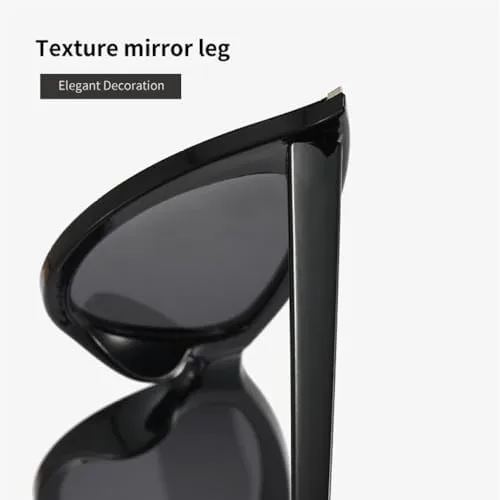 

Солнцезащитные очки «кошачий глаз» 2026 года для женщин, винтажные очки для женщин, ретро-солнцезащитные очки «кошачий глаз» для женщин MTZJH, Champagnetea