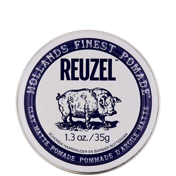 Reuzel, Hollands Finest Pomade Clay Matte Pomade, матирующая глина для волос на водной основе, 35 г — фото 2