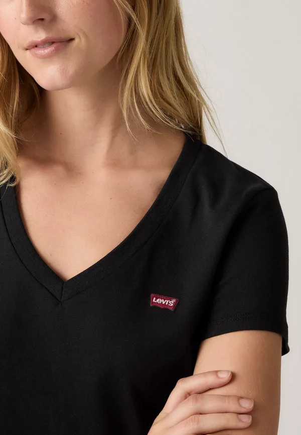 Набор из двух базовых футболок perfect tees Levi'S, Caviar/Caviar — фото 4