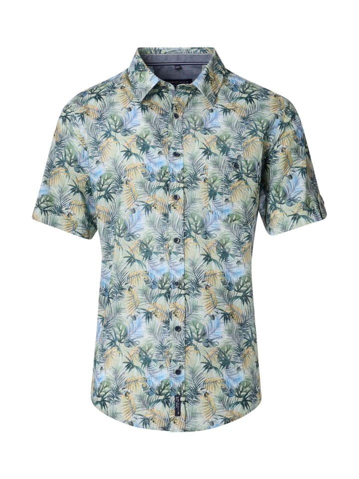 

Повседневная рубашка зеленого цвета CASAMODA