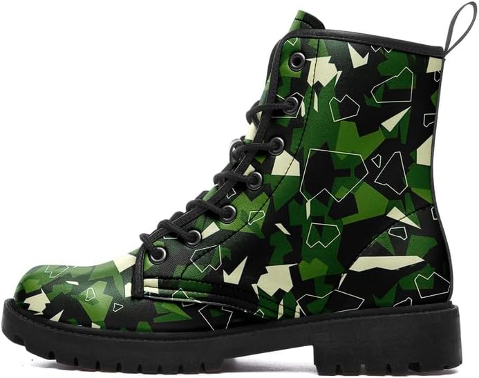 

Унисекс тактические боевые ботинки AWSOLE, камуфляжные кожаные ботинки на шнуровке для мужчин и женщин, противоскользящие походные ботинки до щиколотки, черный/зеленый