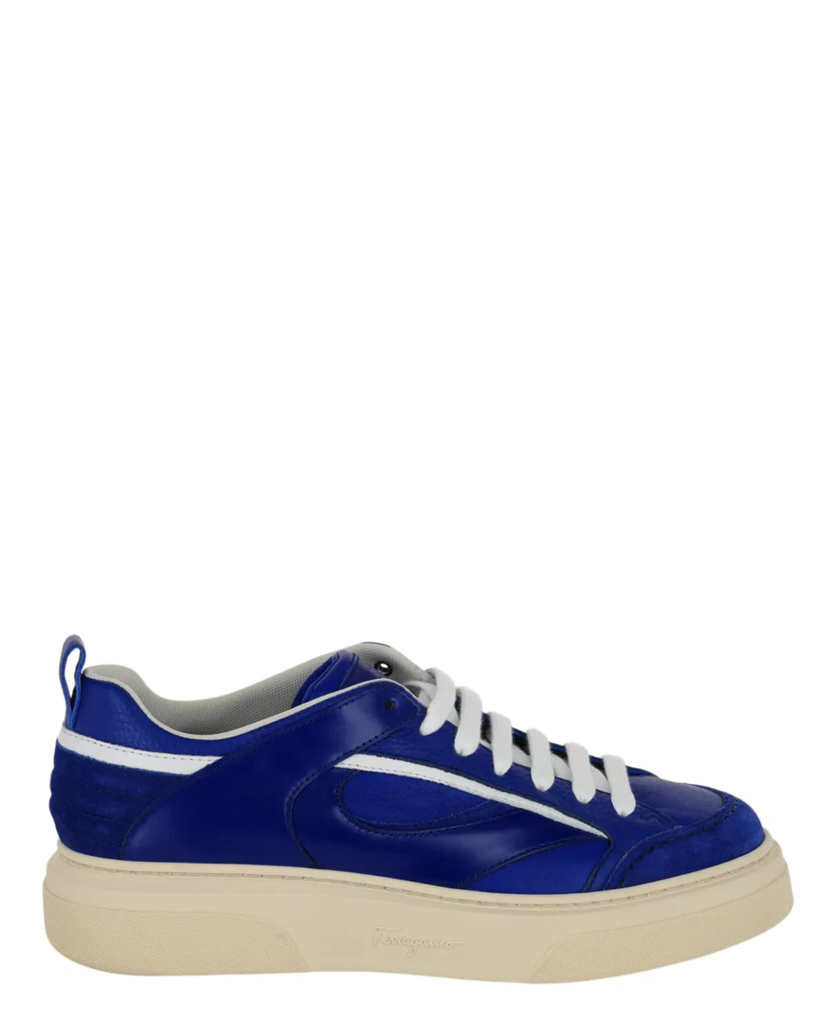 Низкие кроссовки Cassini Salvatore Ferragamo, синий