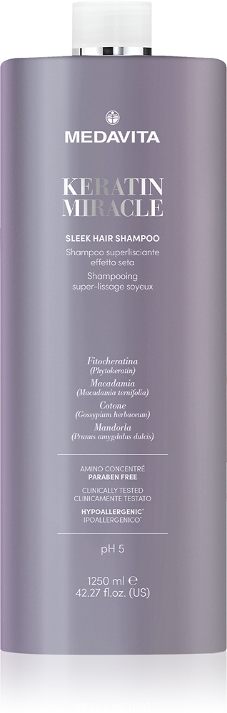 

Кератиновый чудо-шампунь для гладких волос Medavita, 1250 мл