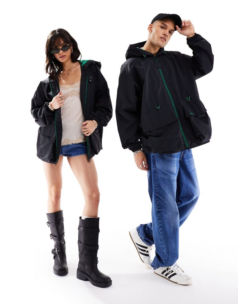 

Barbour x ASOS Acoustic — черная дождевик унисекс